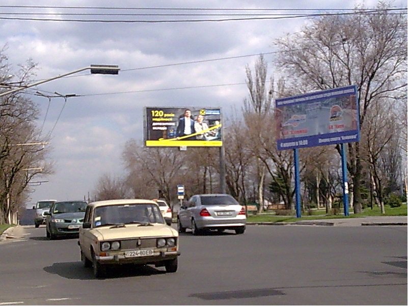 `Билборд №44513 в городе Мариуполь (Донецкая область), размещение наружной рекламы, IDMedia-аренда по самым низким ценам!`