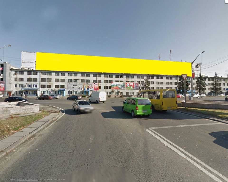 `Брандмауэр №45164 в городе Львов (Львовская область), размещение наружной рекламы, IDMedia-аренда по самым низким ценам!`