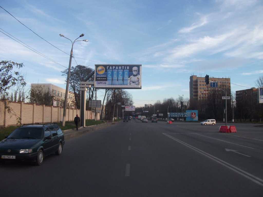 `Билборд №46737 в городе Винница (Винницкая область), размещение наружной рекламы, IDMedia-аренда по самым низким ценам!`