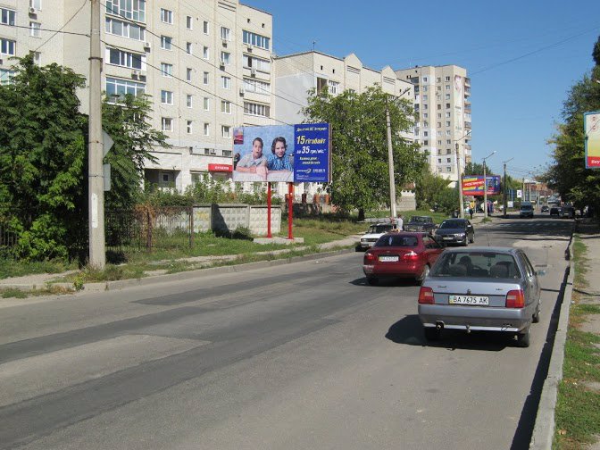 Білборд формат 3x6 №48334 в городе Кропивницький (Кіровоградська область) Білборд №48334 в місті Кропивницький (Кіровоградська область), розміщення зовнішнішньої реклами, IDMedia-оренда найнижчі ціни!