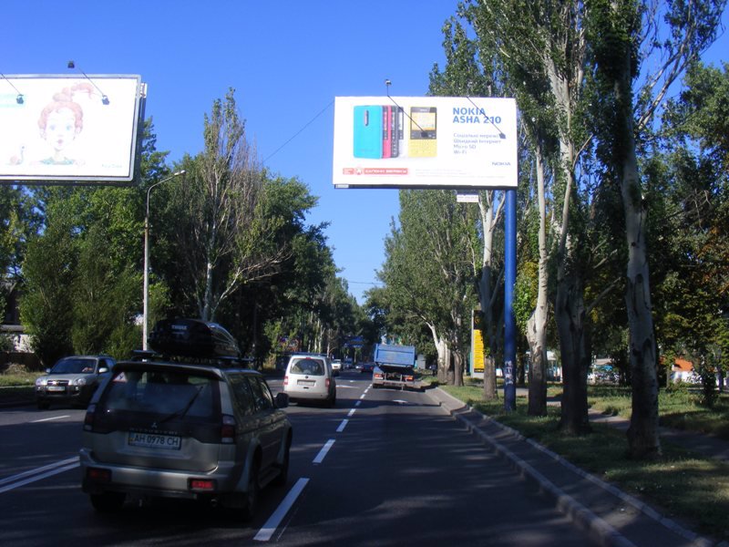 Білборд №5 в місті Донецьк (Донецька область), розміщення зовнішнішньої реклами, IDMedia-оренда найнижчі ціни!