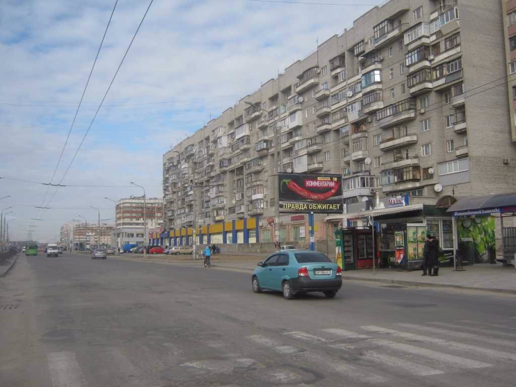 Билборд формат 3х6 №5068 в городе Запорожье (Запорожская область) `Билборд №5068 в городе Запорожье (Запорожская область), размещение наружной рекламы, IDMedia-аренда по самым низким ценам!`