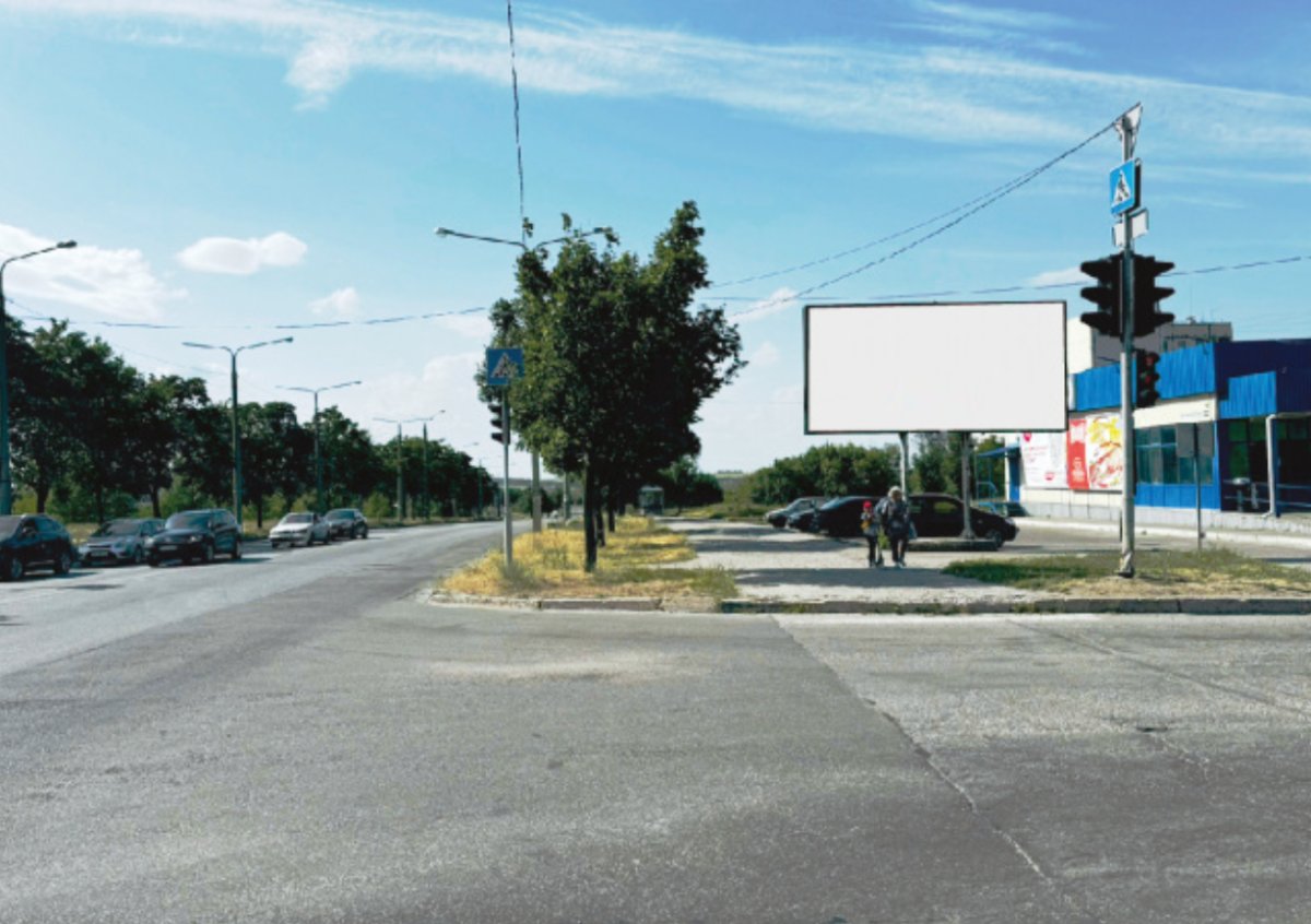 Білборд формат 3х6 №5140 в городе Запоріжжя (Запорізька область) Білборд №5140 в місті Запоріжжя (Запорізька область), розміщення зовнішнішньої реклами, IDMedia-оренда найнижчі ціни!