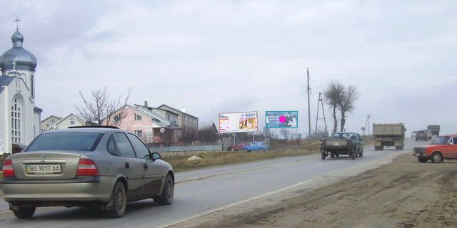 `Билборд №52052 в городе Белая (Тернопольская область), размещение наружной рекламы, IDMedia-аренда по самым низким ценам!`
