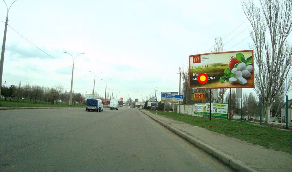 `Билборд №5211 в городе Николаев (Николаевская область), размещение наружной рекламы, IDMedia-аренда по самым низким ценам!`