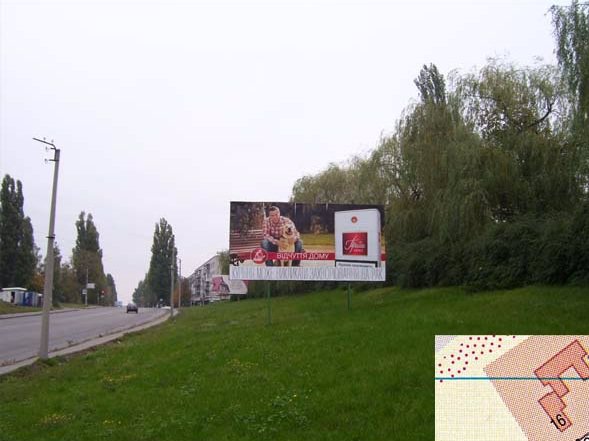 `Билборд №52599 в городе Кременчуг (Полтавская область), размещение наружной рекламы, IDMedia-аренда по самым низким ценам!`