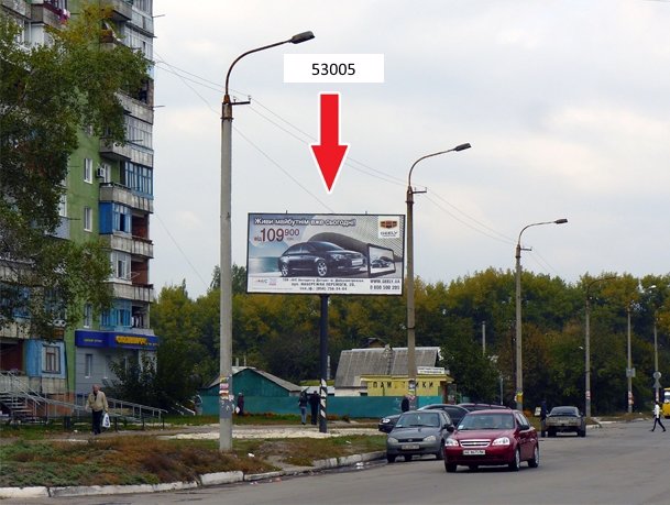 Білборд №53005 в місті Павлоград (Дніпропетровська область), розміщення зовнішнішньої реклами, IDMedia-оренда найнижчі ціни!
