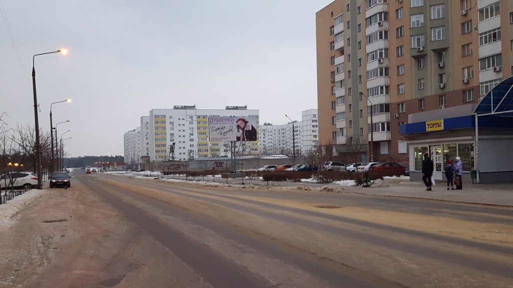 Брандмауэр №53067 в городе Энергодар (Запорожская область), размещение наружной рекламы, IDMedia-аренда по самым низким ценам!