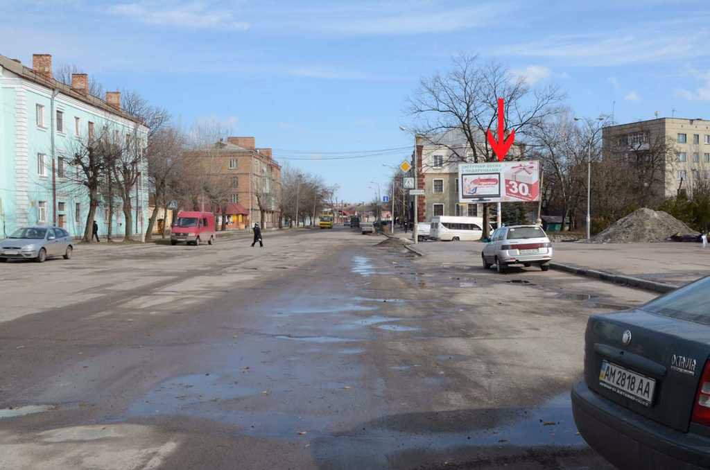 `Билборд №53606 в городе Бердичев (Житомирская область), размещение наружной рекламы, IDMedia-аренда по самым низким ценам!`