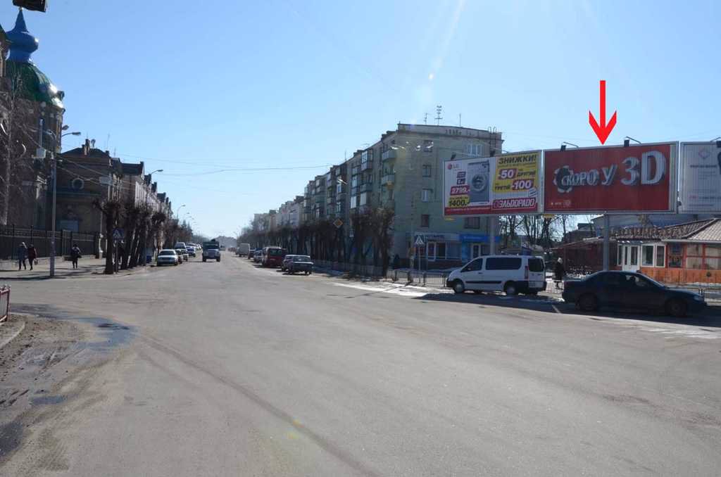 Билборд формат 3x6 №53609 в городе Бердичев (Житомирская область) `Билборд №53609 в городе Бердичев (Житомирская область), размещение наружной рекламы, IDMedia-аренда по самым низким ценам!`