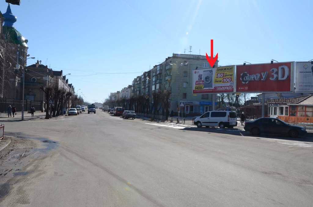Білборд формат 3x6 №53610 в городе Бердичів (Житомирська область) Білборд №53610 в місті Бердичів (Житомирська область), розміщення зовнішнішньої реклами, IDMedia-оренда найнижчі ціни!