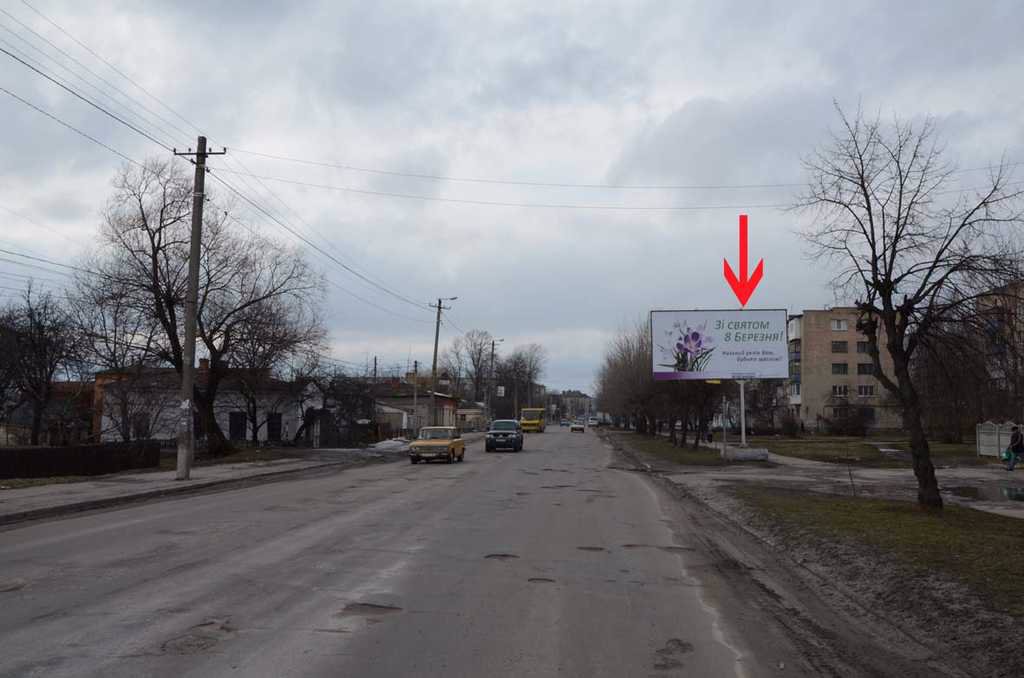 Билборд формат 3x6 №53613 в городе Бердичев (Житомирская область) `Билборд №53613 в городе Бердичев (Житомирская область), размещение наружной рекламы, IDMedia-аренда по самым низким ценам!`