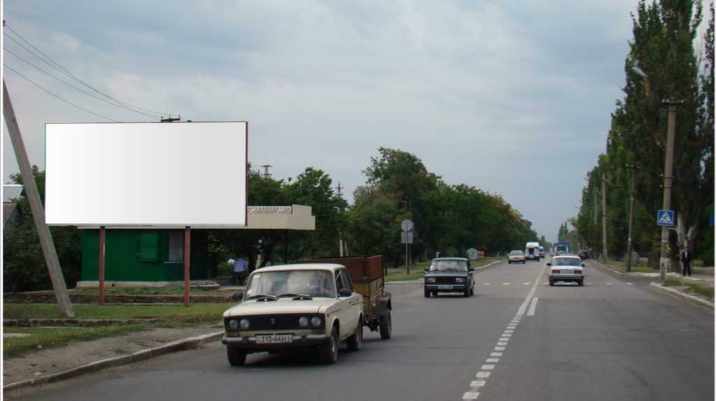 Білборд №54147 в місті Вознесенськ (Миколаївська область), розміщення зовнішнішньої реклами, IDMedia-оренда найнижчі ціни!