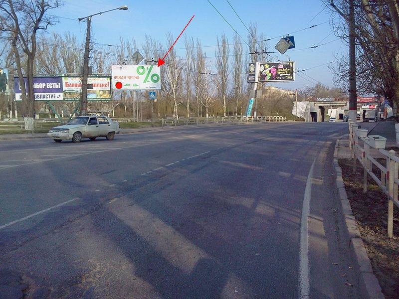 Билборд формат 3x6 №54655 в городе Херсон (Херсонская область) `Билборд №54655 в городе Херсон (Херсонская область), размещение наружной рекламы, IDMedia-аренда по самым низким ценам!`