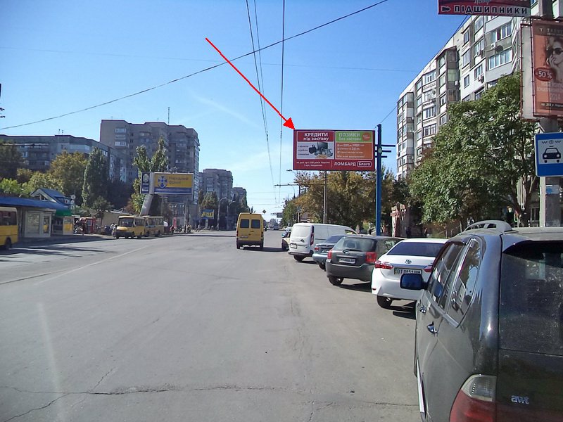 Билборд формат 3x6 №54671 в городе Херсон (Херсонская область) `Билборд №54671 в городе Херсон (Херсонская область), размещение наружной рекламы, IDMedia-аренда по самым низким ценам!`