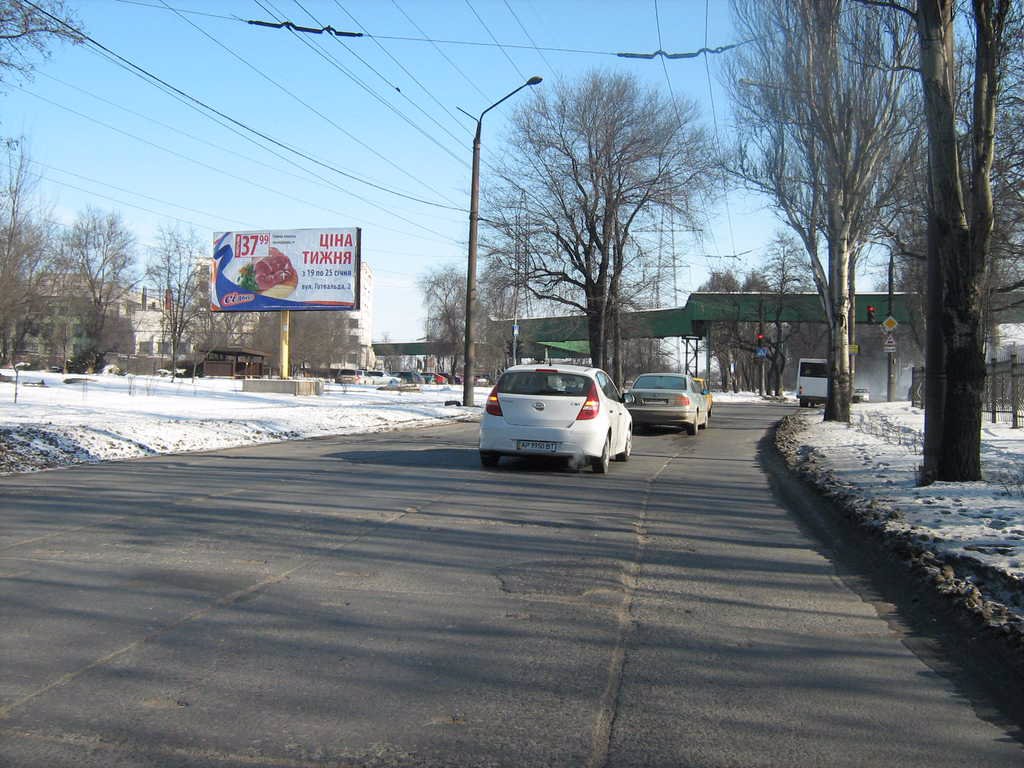 `Билборд №55132 в городе Запорожье (Запорожская область), размещение наружной рекламы, IDMedia-аренда по самым низким ценам!`