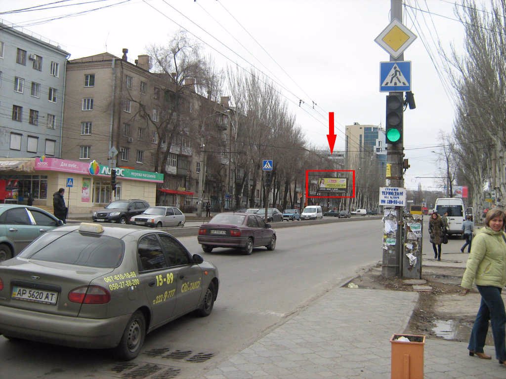 Білборд формат 3x6 №55175 в городе Запоріжжя (Запорізька область) Білборд №55175 в місті Запоріжжя (Запорізька область), розміщення зовнішнішньої реклами, IDMedia-оренда найнижчі ціни!