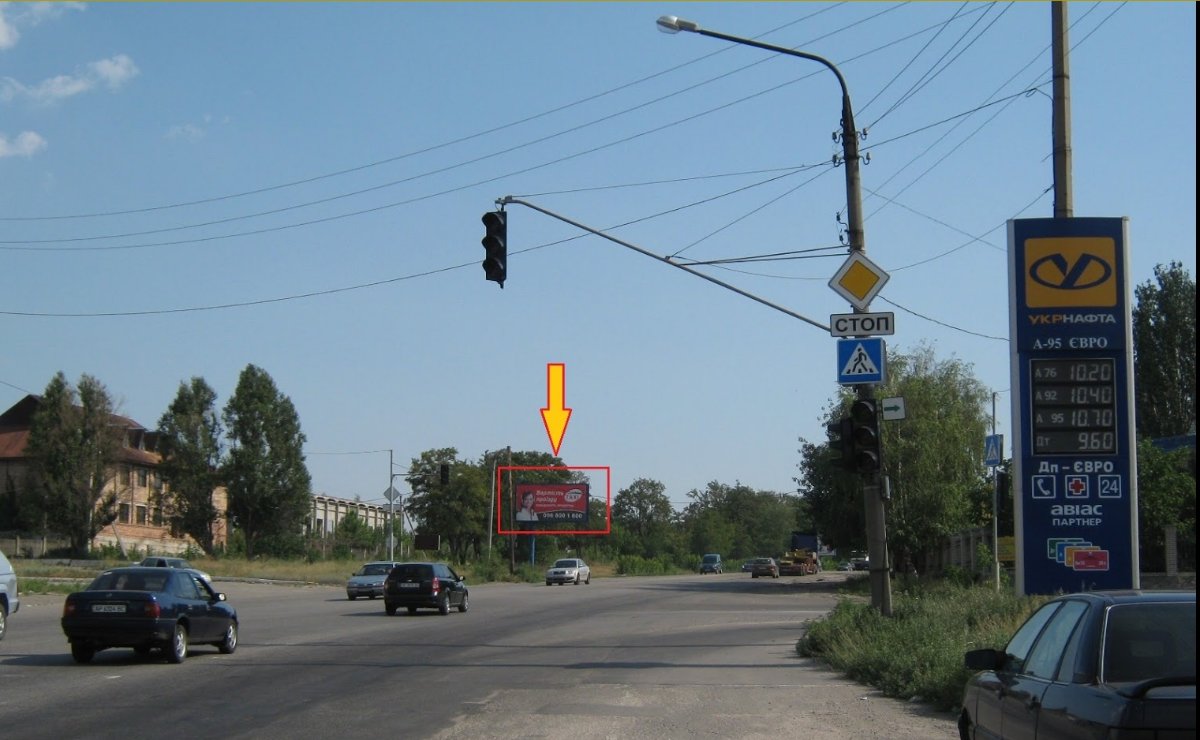 Білборд формат 3x6 №55209 в городе Запоріжжя (Запорізька область) Білборд №55209 в місті Запоріжжя (Запорізька область), розміщення зовнішнішньої реклами, IDMedia-оренда найнижчі ціни!