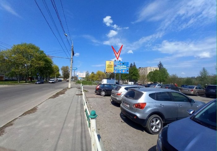 `Билборд №56327 в городе Сумы (Сумская область), размещение наружной рекламы, IDMedia-аренда по самым низким ценам!`