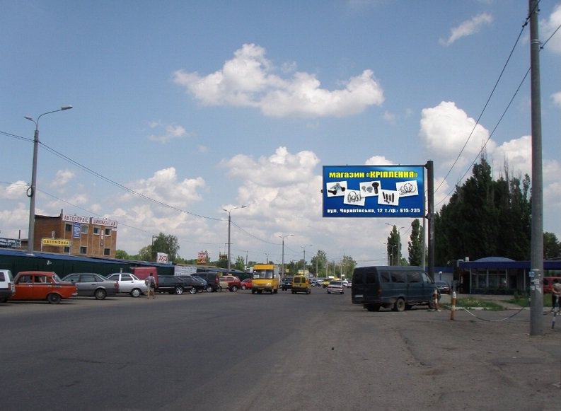 `Билборд №56329 в городе Сумы (Сумская область), размещение наружной рекламы, IDMedia-аренда по самым низким ценам!`