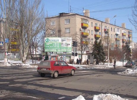 Білборд №59583 в місті Лисичанськ (Луганська область), розміщення зовнішнішньої реклами, IDMedia-оренда найнижчі ціни!