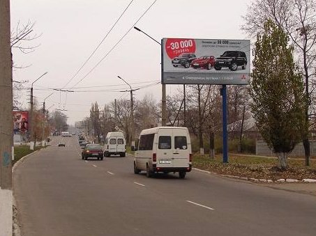 Білборд №59602 в місті Лисичанськ (Луганська область), розміщення зовнішнішньої реклами, IDMedia-оренда найнижчі ціни!