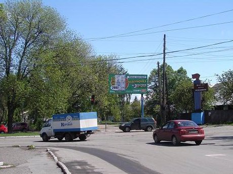 Білборд №59609 в місті Лисичанськ (Луганська область), розміщення зовнішнішньої реклами, IDMedia-оренда найнижчі ціни!
