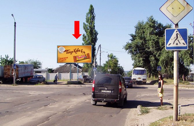 `Билборд №59654 в городе Рубежное (Луганская область), размещение наружной рекламы, IDMedia-аренда по самым низким ценам!`