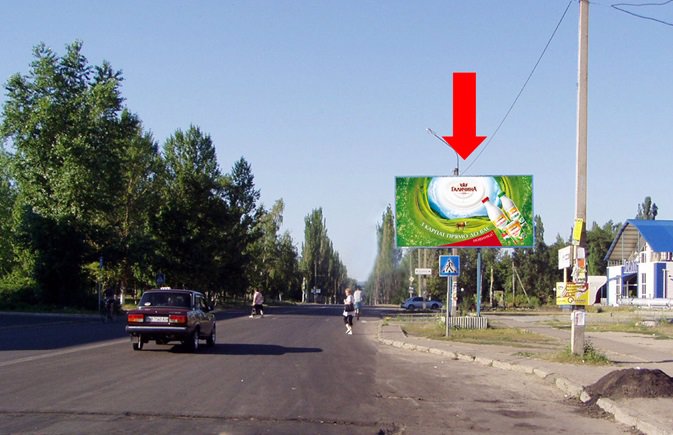 `Билборд №59657 в городе Рубежное (Луганская область), размещение наружной рекламы, IDMedia-аренда по самым низким ценам!`