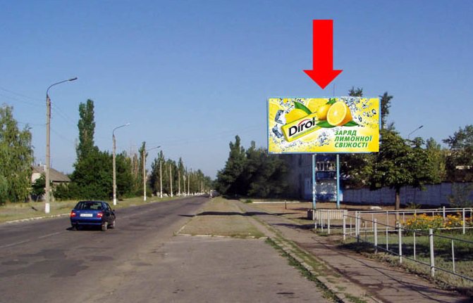 `Билборд №59659 в городе Рубежное (Луганская область), размещение наружной рекламы, IDMedia-аренда по самым низким ценам!`