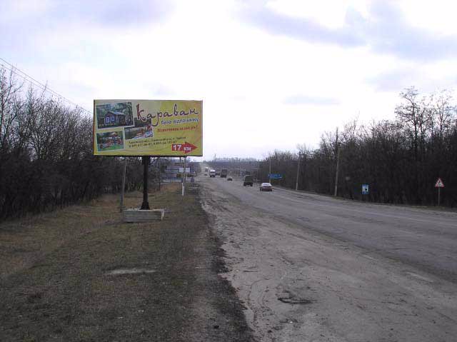 Білборд №66145 в місті Ізюм (Харківська область), розміщення зовнішнішньої реклами, IDMedia-оренда найнижчі ціни!