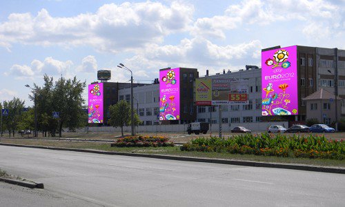 Брандмауер №66663 в місті Київ (Київська область), розміщення зовнішнішньої реклами, IDMedia-оренда найнижчі ціни!