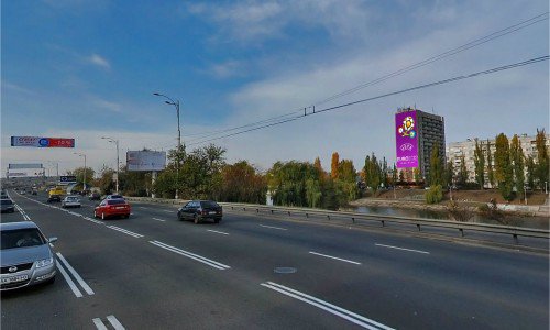 Брандмауер №66669 в місті Київ (Київська область), розміщення зовнішнішньої реклами, IDMedia-оренда найнижчі ціни!