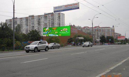 Брандмауер №66696 в місті Київ (Київська область), розміщення зовнішнішньої реклами, IDMedia-оренда найнижчі ціни!