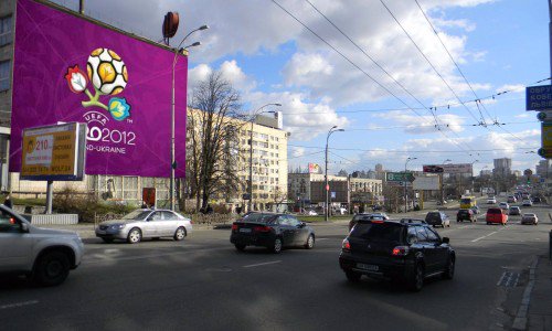 Брандмауер №66732 в місті Київ (Київська область), розміщення зовнішнішньої реклами, IDMedia-оренда найнижчі ціни!