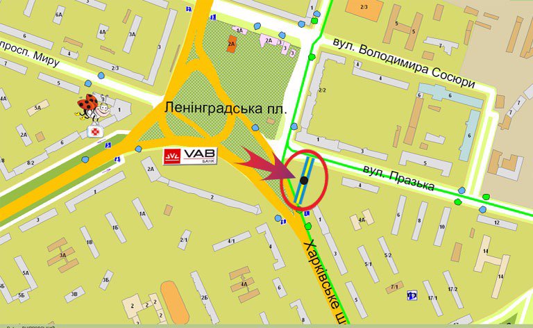 IDMedia Наружная реклама в городе Киев (Киевская область), Билборд в городе Киев №7006 схема