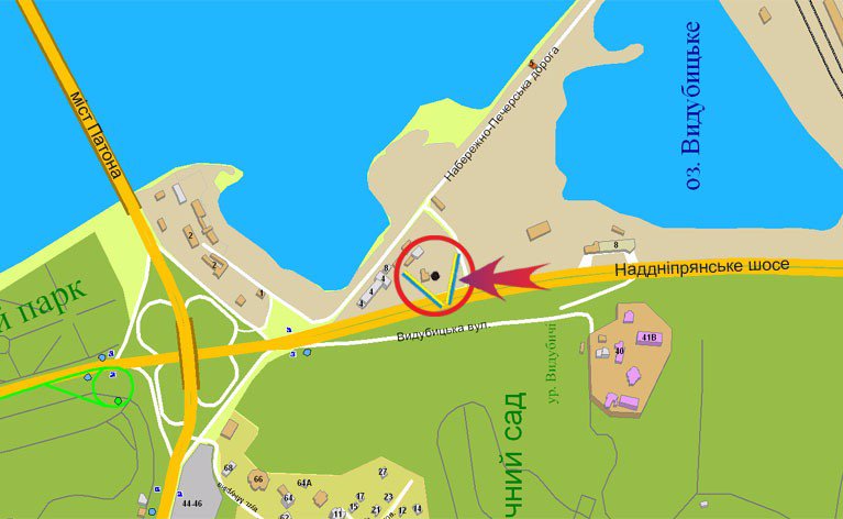 IDMedia Наружная реклама в городе Киев (Киевская область), Билборд в городе Киев №7038 схема