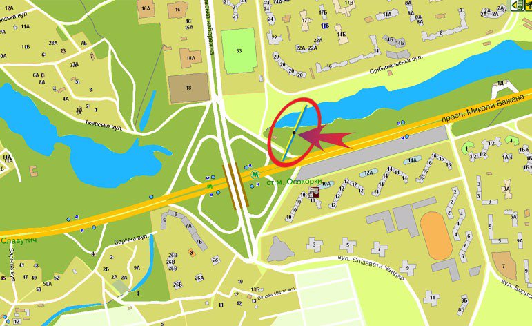 IDMedia Наружная реклама в городе Киев (Киевская область), Билборд в городе Киев №7166 схема