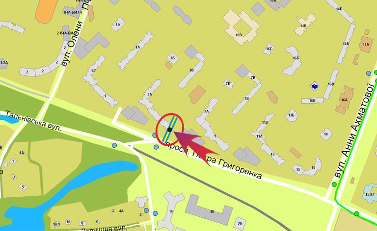 IDMedia Наружная реклама в городе Киев (Киевская область), Билборд в городе Киев №7192 схема