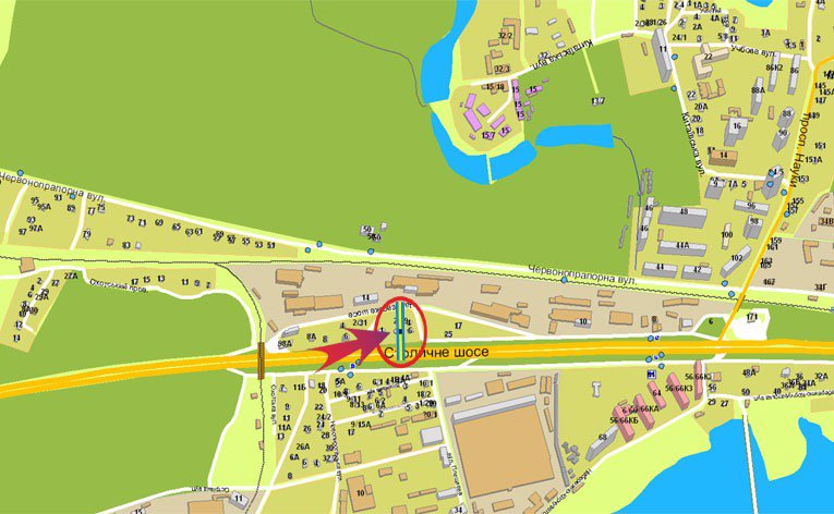 IDMedia Наружная реклама в городе Киев (Киевская область), Билборд в городе Киев №7244 схема