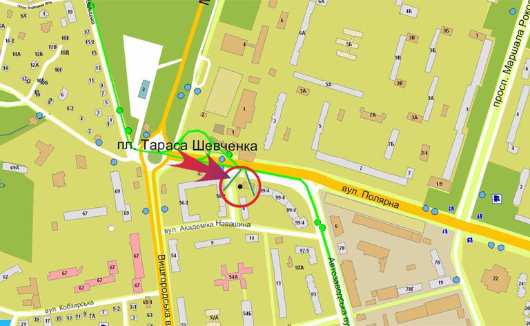 IDMedia Наружная реклама в городе Киев (Киевская область), Билборд в городе Киев №7299 схема