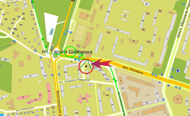 IDMedia Наружная реклама в городе Киев (Киевская область), Билборд в городе Киев №7300 схема