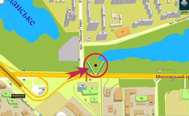 IDMedia Наружная реклама в городе Киев (Киевская область), Билборд в городе Киев №7306 схема