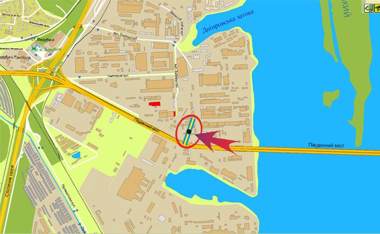 IDMedia Наружная реклама в городе Киев (Киевская область), Билборд в городе Киев №7395 схема
