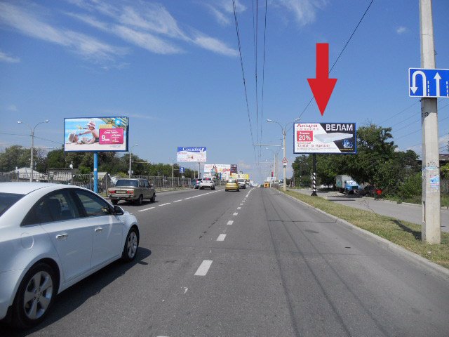 `Билборд №75462 в городе Симферополь (АР Крым), размещение наружной рекламы, IDMedia-аренда по самым низким ценам!`