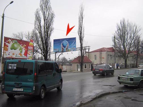 Билборд формат 3x6 №8437 в городе Одесса (Одесская область) `Билборд №8437 в городе Одесса (Одесская область), размещение наружной рекламы, IDMedia-аренда по самым низким ценам!`
