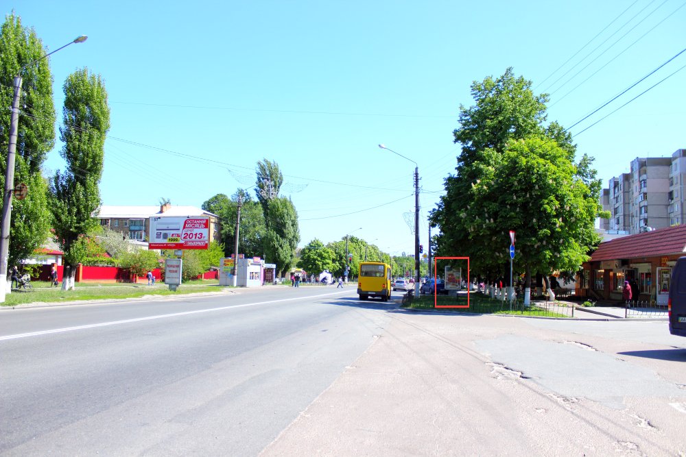 `Ситилайт №8917 в городе Борисполь (Киевская область), размещение наружной рекламы, IDMedia-аренда по самым низким ценам!`