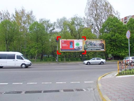 `Билборд №91197 в городе Львов (Львовская область), размещение наружной рекламы, IDMedia-аренда по самым низким ценам!`