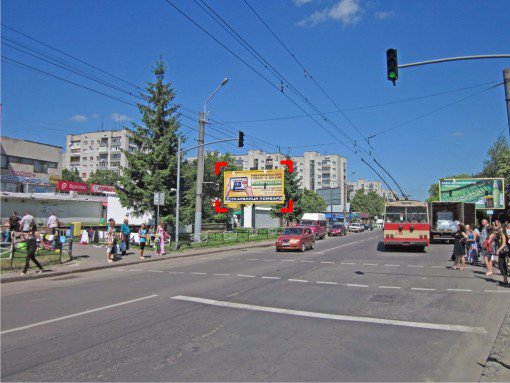 `Бэклайт №91463 в городе Львов (Львовская область), размещение наружной рекламы, IDMedia-аренда по самым низким ценам!`