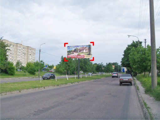 `Билборд №91552 в городе Луцк (Волынская область), размещение наружной рекламы, IDMedia-аренда по самым низким ценам!`